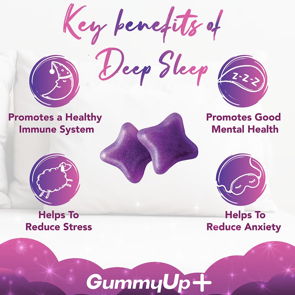 - Sugar Free Sleep Gummies x 60 | with Griffonia Seed Extract | Natural Berry Flavoured -