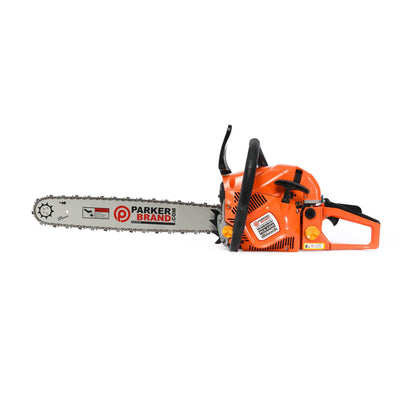 62cc Petrol Chainsaw - 20” Bar & 2 x Chains + More