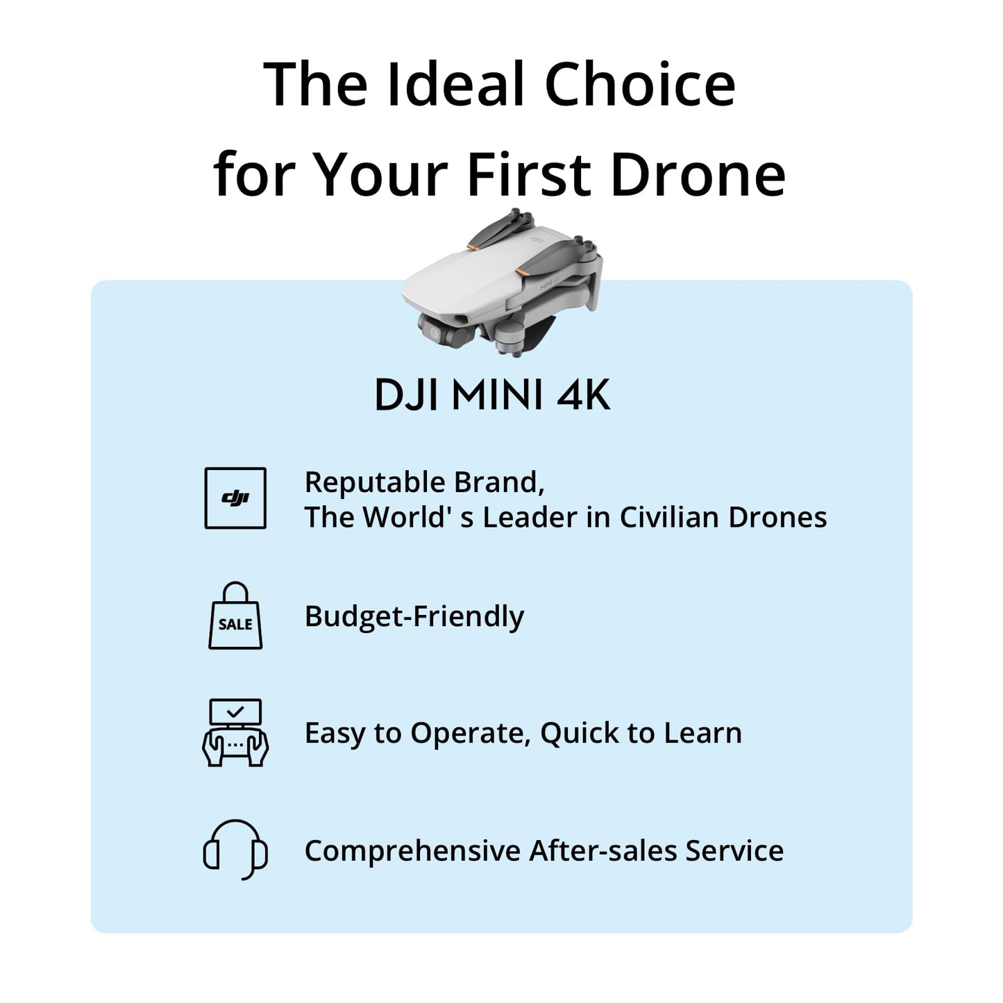 - DJI Mini 4K Drone | 4K UHD Camera | 3-Axis Gimbal Stabilization -