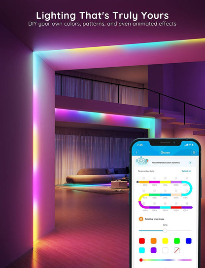 - Govee RGBIC LED Light | 5m | Alexa and Google Assistant -