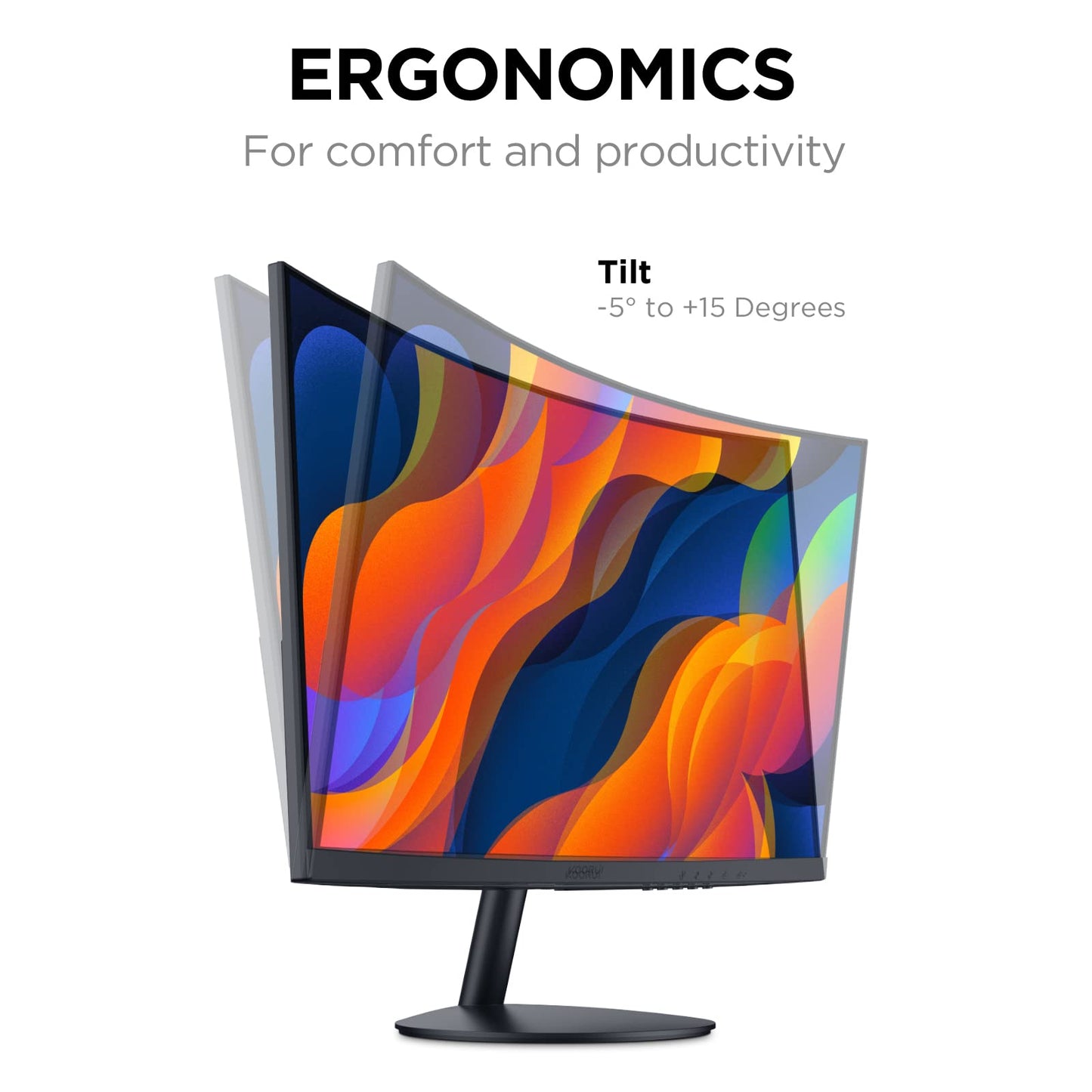 - KOORUI 27 Inch Curved Computer Monitor | Full HD 1080P 75Hz Gaming Monitor | LED Monitor HDMI VGA -