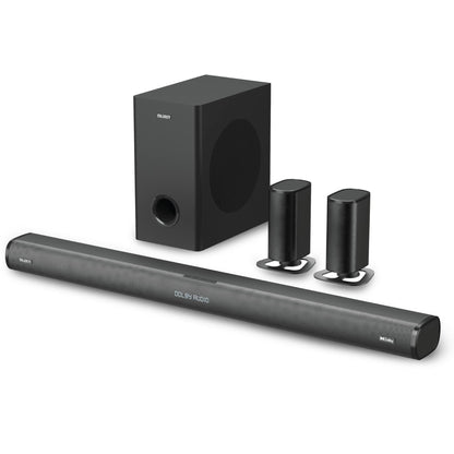 - MAJORITY Everest | Bluetooth 5.1 Surround Sound System | 3D Dolby Audio Soundbar -