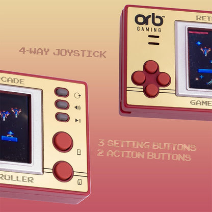 - Mini Retro Games Console | 150 In-Built Games | 8-Bit Retro Gaming Handheld Console -