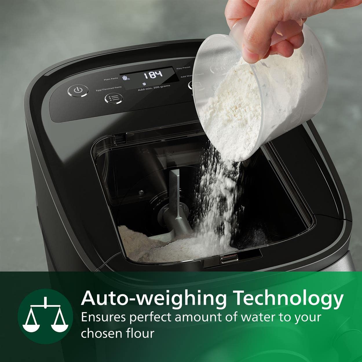 - Philips Pasta Maker Series 7000 | ProExtrude Technology | Auto-Weighing | Fully Automatic -