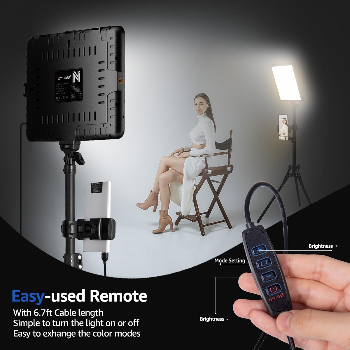 - NiceVeedi Photography LightIing Kit -