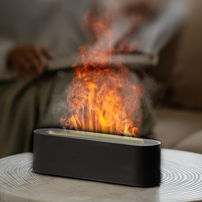 - Flame Diffuser | Upgrade 7 Colour Lights Essential Oil Diffuser | Super Quiet Aromatherapy Diffuser -