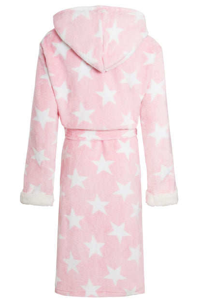 - Habigail Ladies Luxury Hooded Dressing Gown | Super Soft Robe -