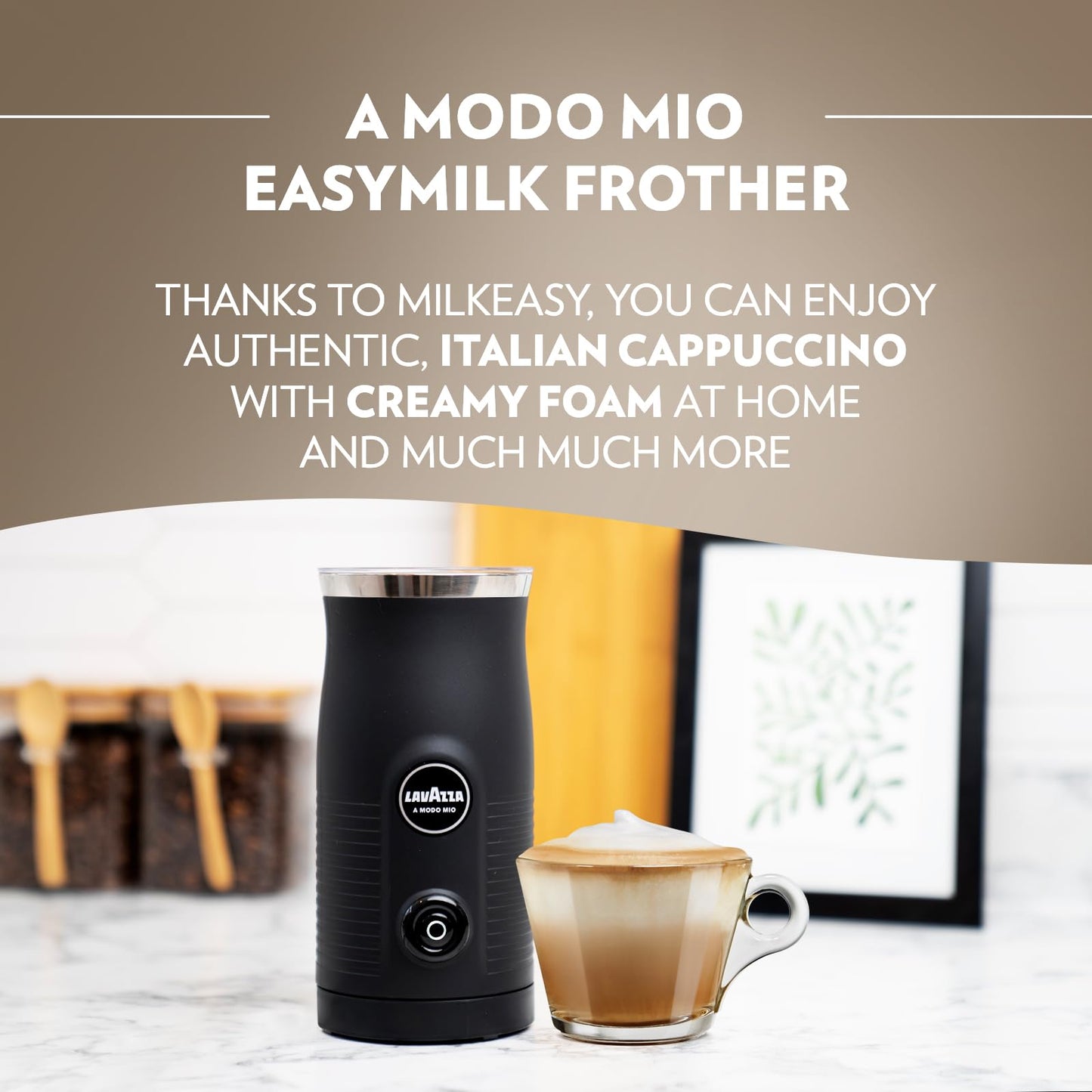 - Lavazza A Modo Mio Milk Easy Frother | For Milk-based Recipe -