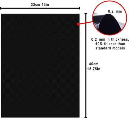 - GQC BBQ Mats | Set of 6 BBQ Grill Mats | Nonstick Reusable Barbecue Baking Mat -