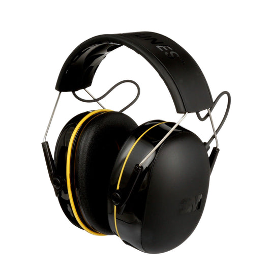 3M WorkTunes Connect, Bluetooth Ear Defenders Wireless, 90543EC1, Hearing Protector Earmuffs, Connect your Mobile Phone, 30+ hours battery life, Rechargeable, (94-105 dB), Black, 4.02x7.44x5.91