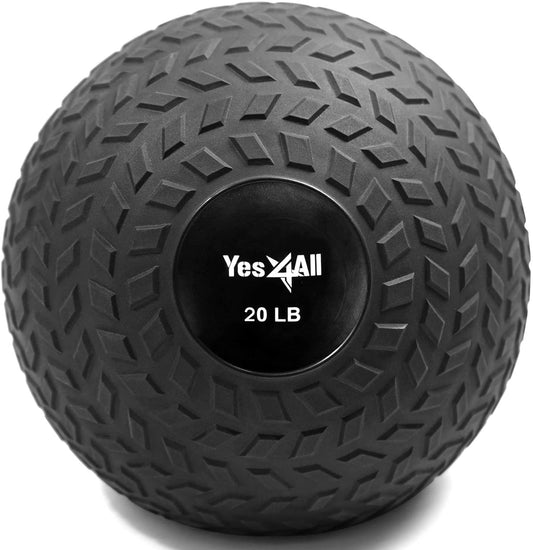 - Yes4All 1YHQ 9kg Slam Ball for Strength and Crossfit Workout – Slam Medicine Ball (9kg, Black)