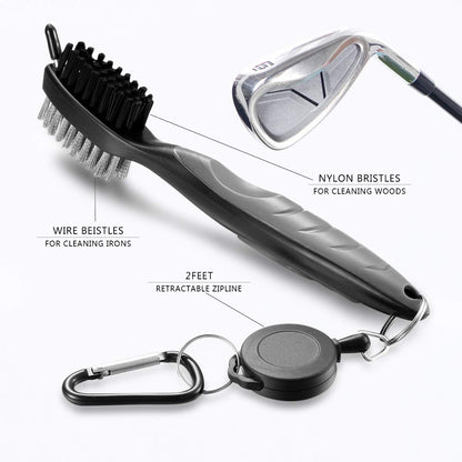 - pzihao Golf Club Brush | Microfibe Towel Kit -