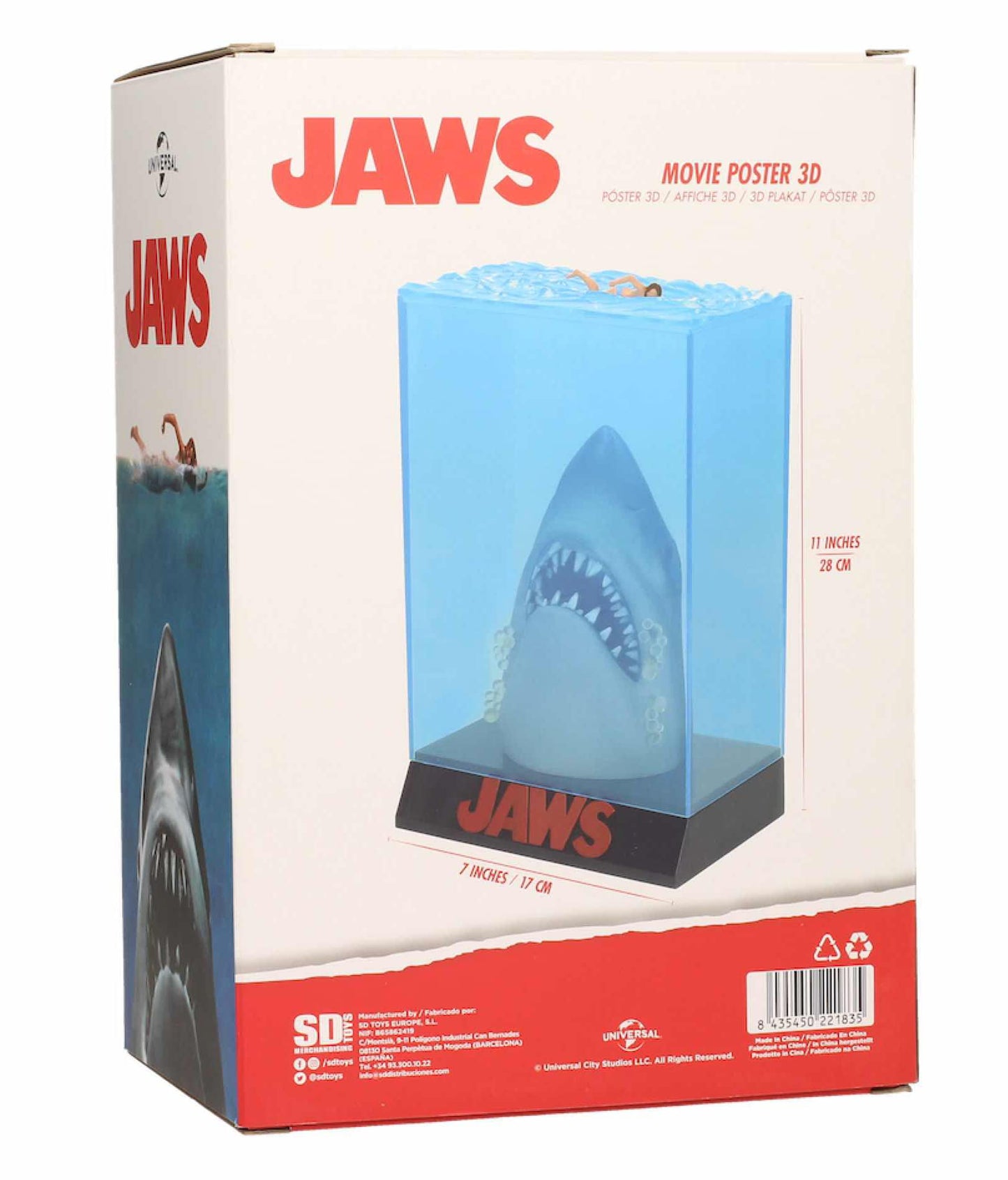 - SD TOYS | Jaws Action Figure | Blue  -