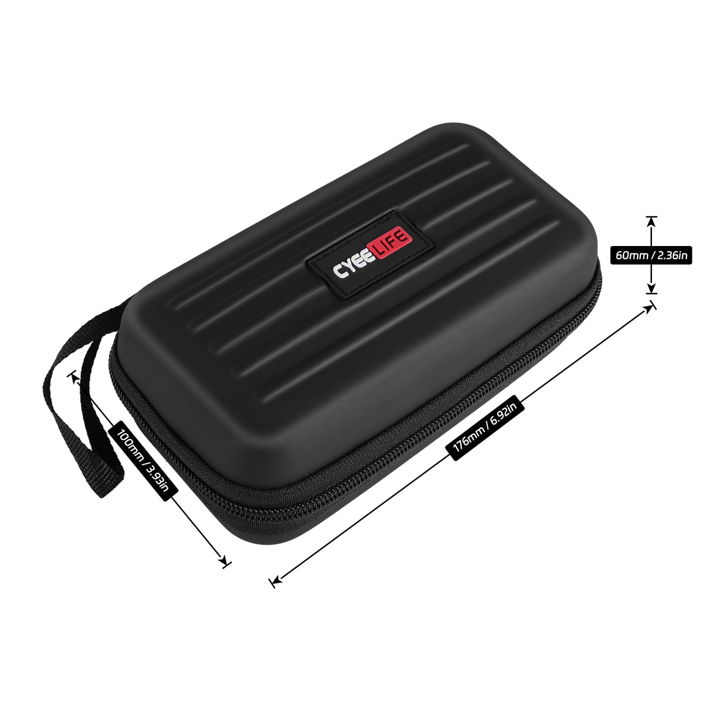 CyeeLife Dart Case,Darts Carrying Case for Steel Tip or Soft Tip Darts, Holds 3 Darts and Extra Accessories,Built-in Storage Tubes and Pockets for Flights, Tips, Shafts ect.