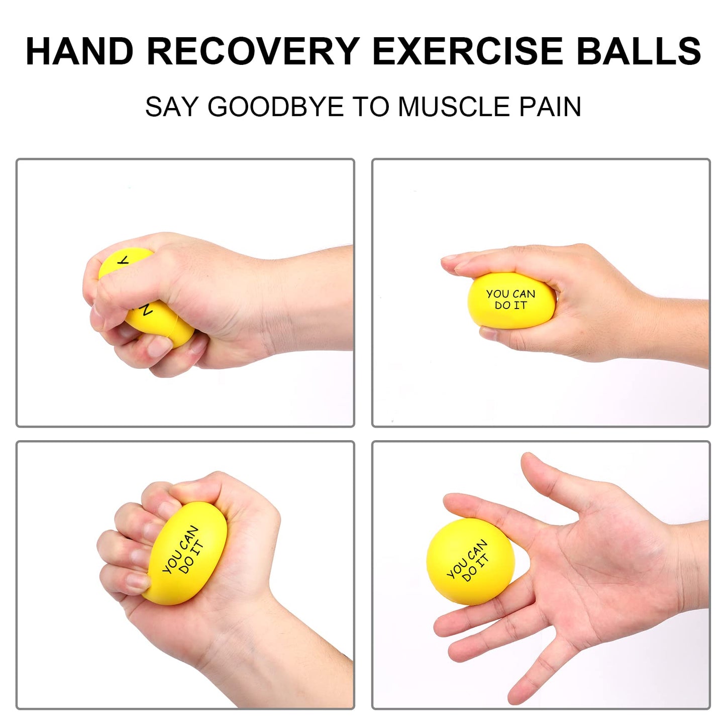 - Lumarice Stress Balls For Kids and Adults - Stress Relief Balls with Motivational Quotes -