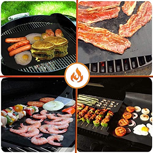 - QH7 BBQ Mats | BBQ Cooking Mat | Non Stick Barbecue Baking Mats -