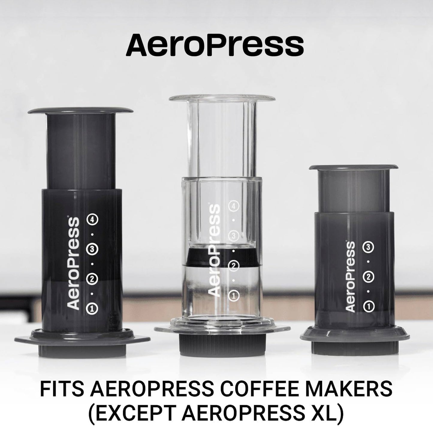 AeroPress Replacement Filter Pack - Microfilters For AeroPress Coffee And Espresso Maker - 2 Pack (700 count),White