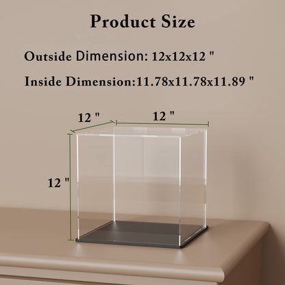 - HOPEME Display Case 12x12x12 Inch | Acrylic Display Box for Collectibles -