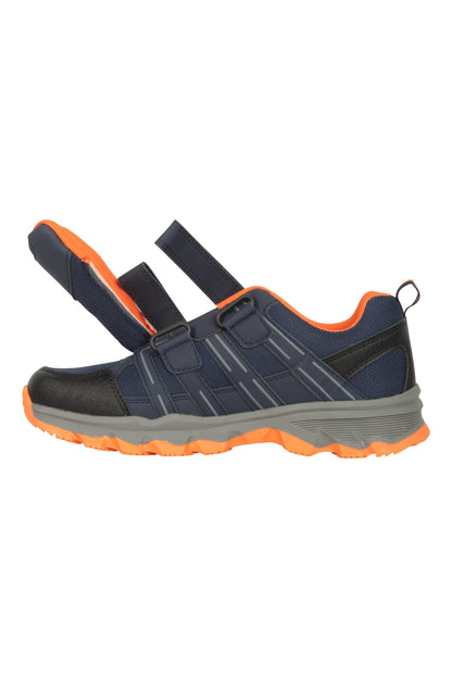 - Mountain Warehouse Cannonball Kids Walking Shoes | Lightweight & Soft Suede & Textile Sneakers with Ankle Support –