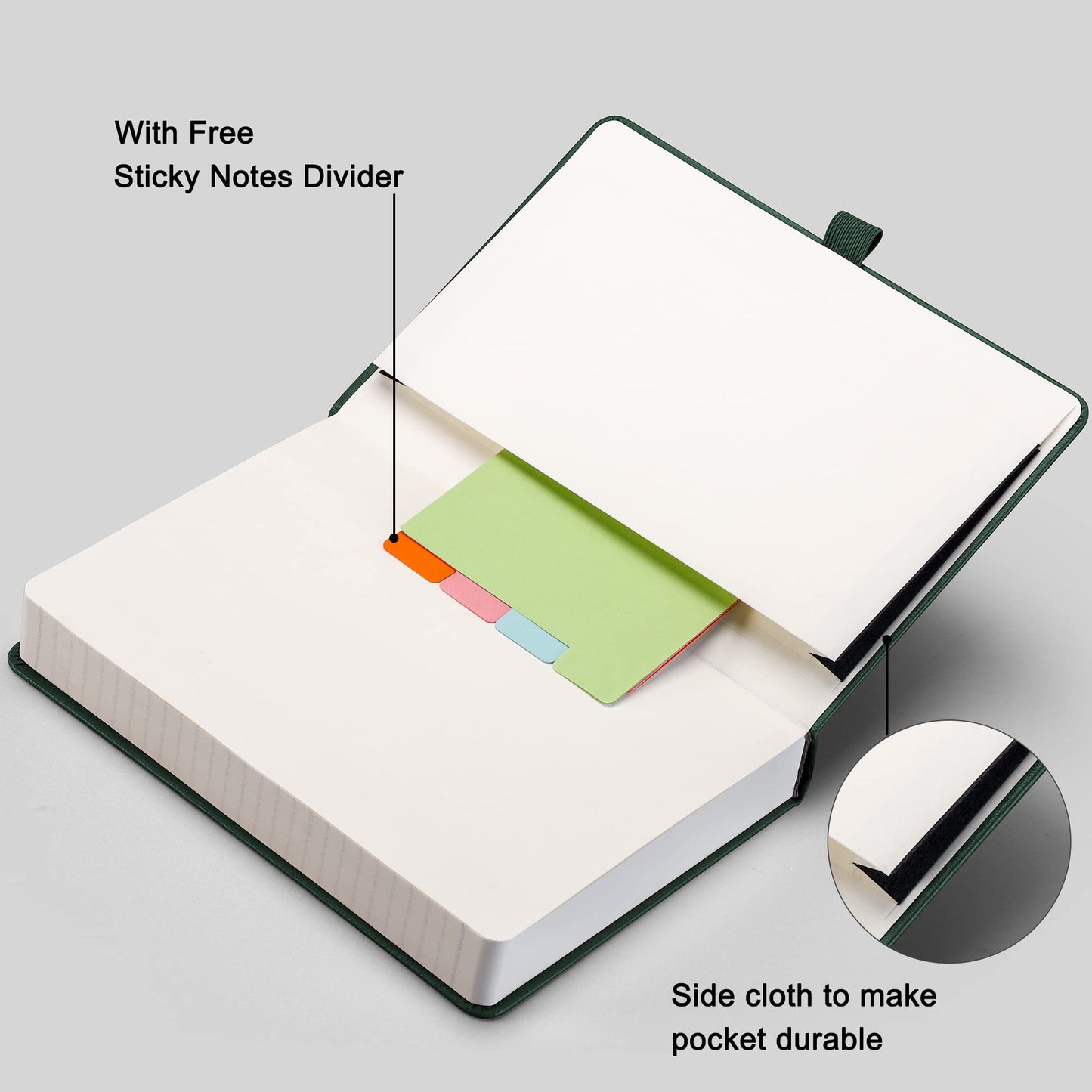 - RETTACY Lined Journal Notebook | A5 Note Book | Hardcover | 14.5 x 21cm | Green -