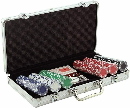 - Trendi Texas Holdem | 300 Piece Poker Chips Set -