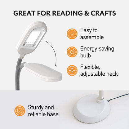 - Kenley Daylight Reading Lamp | Floor Standing | Standard Reading Light -