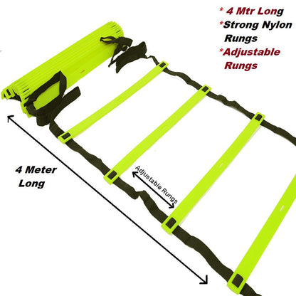 22YardsPro Agility Speed Ladder & Cones Football Training Equipment for Kids & Adults Kit UK
