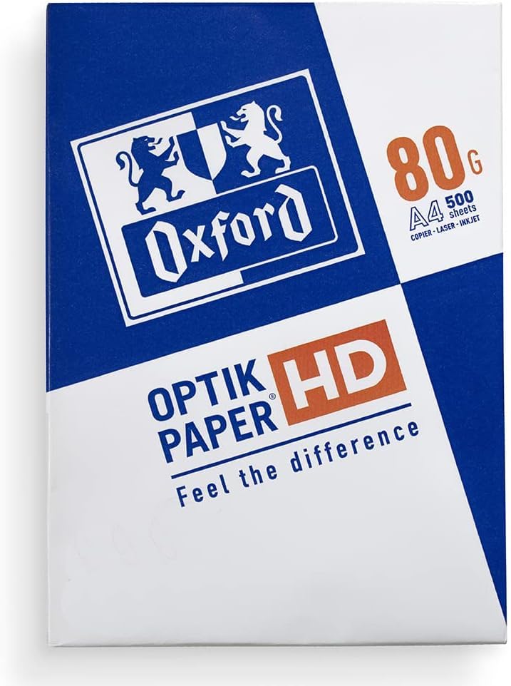 - OXFORD A4 Printer Paper | Premium Optik Paper |  1 Ream / 500 sheets -