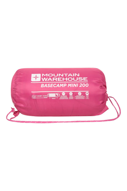 - Mountain Warehouse Basecamp 200 Mini Sleeping Bag | 2 Season | 160 * 65cm -