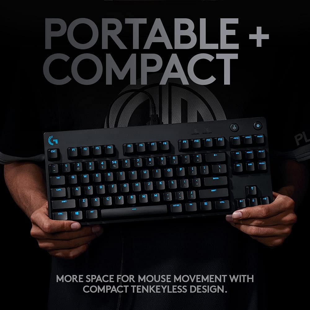 - Logitech G PRO TKL Mechanical Gaming Keyboard | GX Blue Clicky Key Switches -