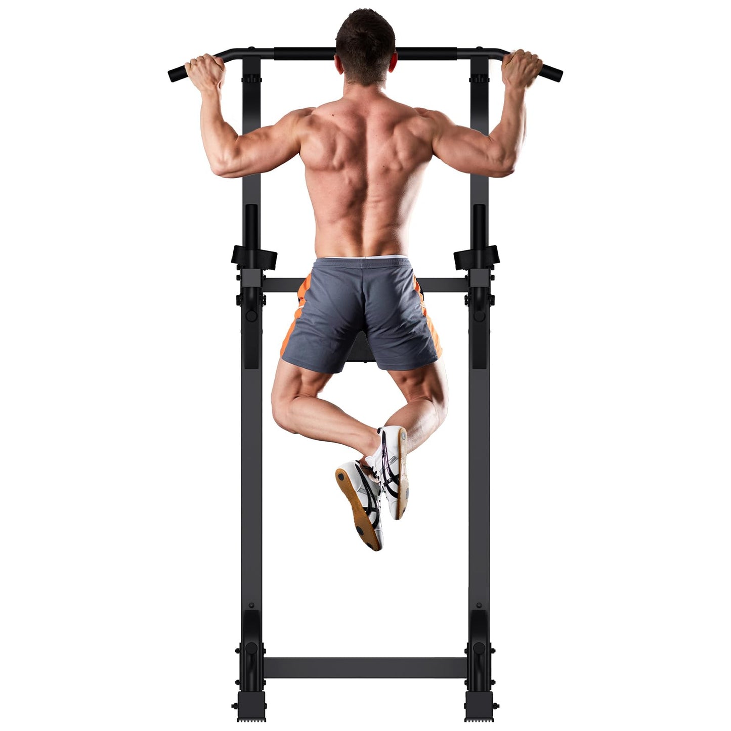 - PASYOU PU40 Power Tower | Adjustable Pull Up Bar Dip Station for Home Gym -