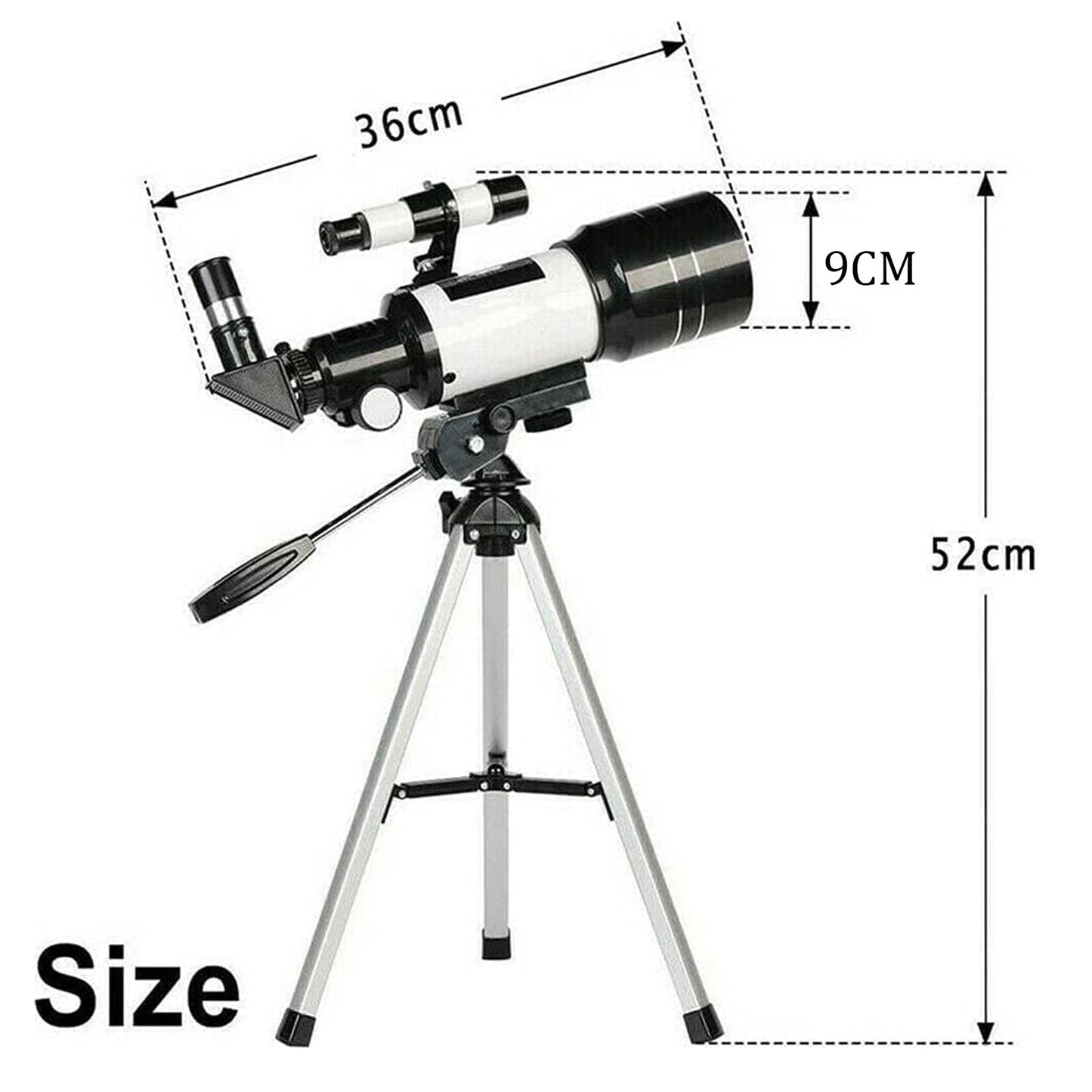 - TUOKE Telescope | Astronomy Adult Kids Beginners | 150X Astronomical Refractor Telescope | 300X70mm -