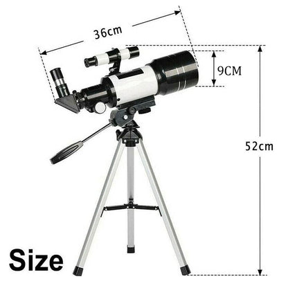 - TUOKE Telescope | Astronomy Adult Kids Beginners | 150X Astronomical Refractor Telescope | 300X70mm -
