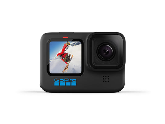 - GoPro HERO10 Black | Waterproof Action Camera | Front LCD | Touch Rear Screens | 5.3K60 Ultra HD Video | 23MP Photos | 1080p Live Streaming -
