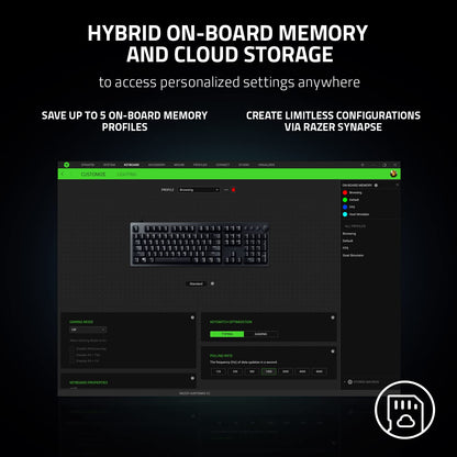 - Razer Huntsman V2 | Optical Gaming Keyboard | Ergonomic Wrist Rest | UK Layout | Black -