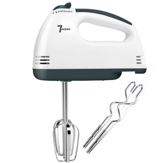 - Hand Mixer | Electric Hand Whisk | Electric Hand Mixers for Baking | 7-Speed Small Stainless Steel Handheld Mixer -