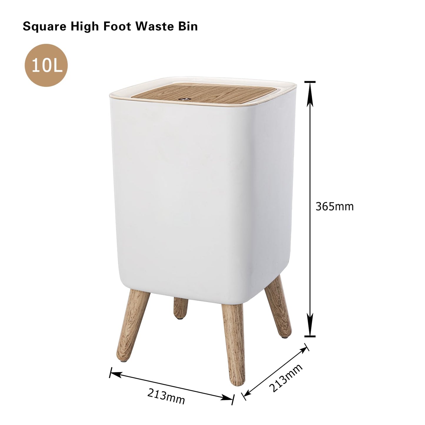 - U2PICK Mini Trash Bin with Lid -