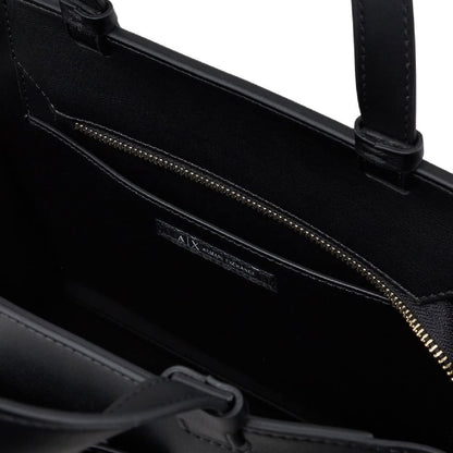 Armani Exchange Shoulder-handbags Women’s Tote, Black, TU
