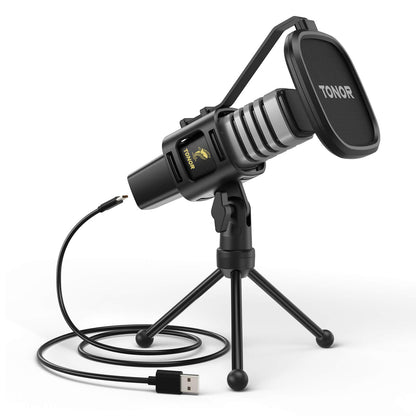 - TONOR USB Microphone | Cardioid Condenser | Computer PC Mic -