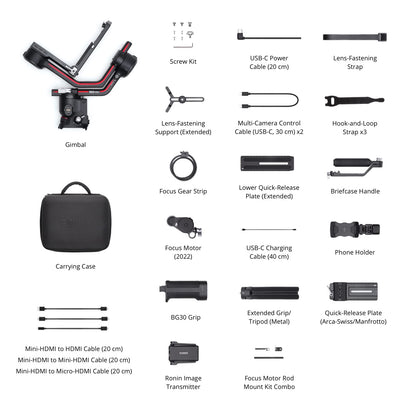 - DJI RS 3 Pro Combo | 3-Axis Gimbal Stabilizer For DSLR And Cinema Cameras | Canon/Sony/Panasonic/Nikon/Fujifilm/BMPCC -