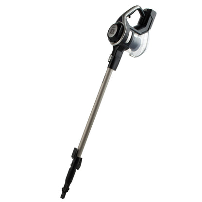 Beldray BEL01195-150 Airgility+ Cordless Stick Vacuum – Upright Vacuum Cleaner, 22.2V Rechargeable Battery, Handheld Car Vac, Motorised LED Floor Brush, 1.2 L Dust Tank, Includes Pet Tool, Platinum