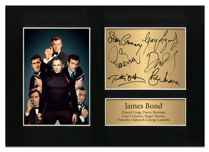 - Zulu Image James Bond 007 / Daniel Craig, Pierce Brosnan, Sean Connery, Roger Moore, Timothy Dalton & George Lazen