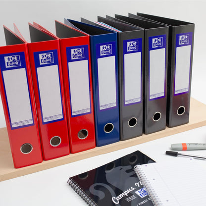 - Oxford A4 Lever Arch Files | Red/Black/Blue Pack of 3 | Heavy Duty Folders -