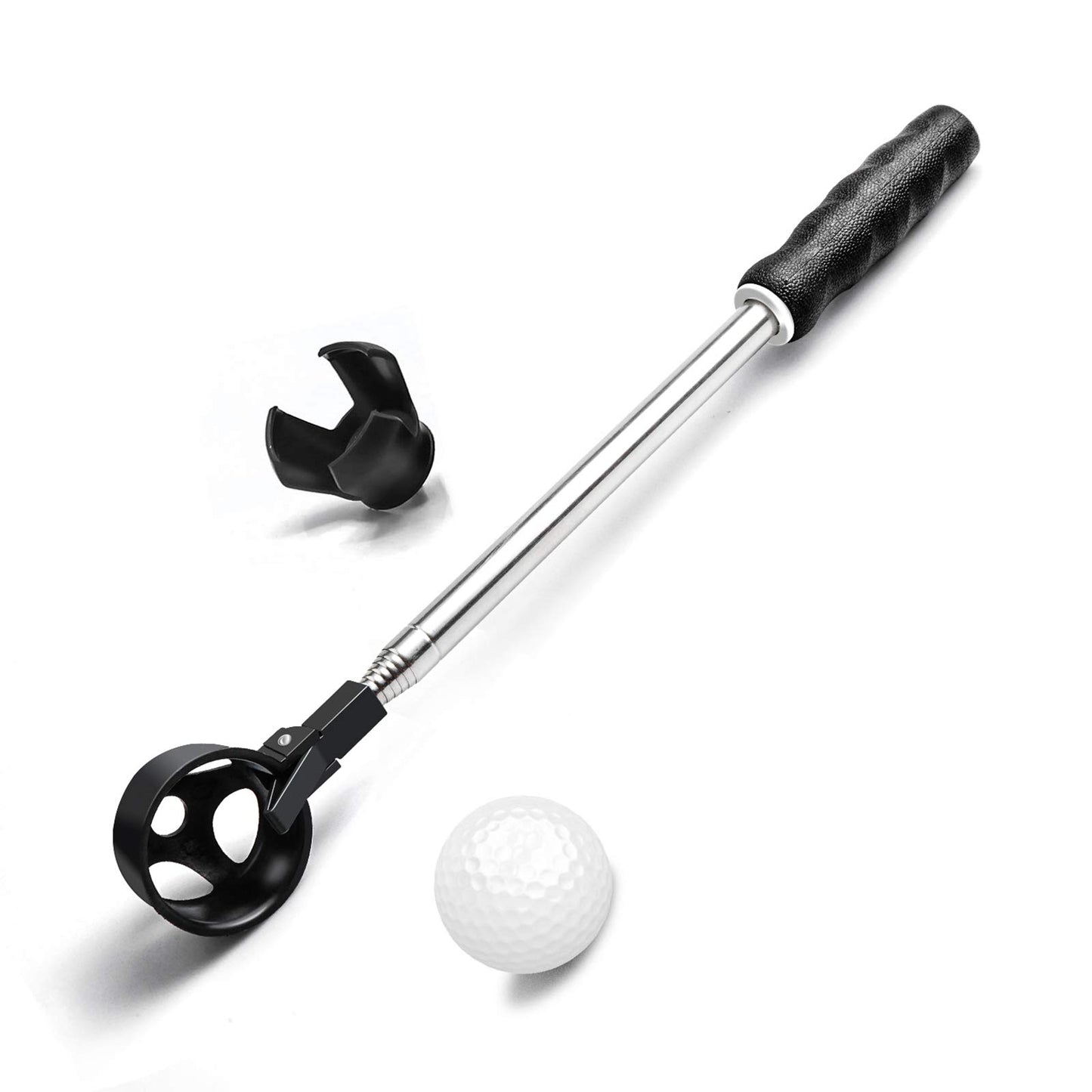 - Golf Ball Retriever | 9 ft Stainless Telescopic Golf Ball Retriever -