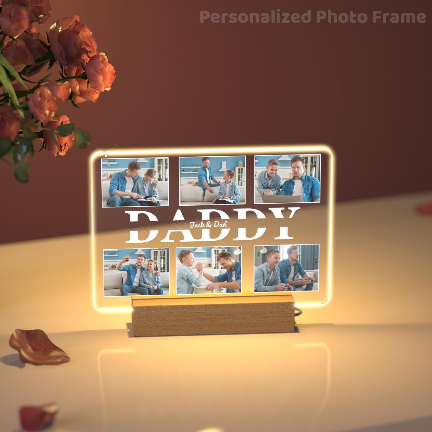 - Personalised Gifts for Dad | Custom Picture Frame Album -