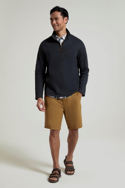 - Mountain Warehouse Beta Mens Zip Neck Top | Half Zip Sweater -
