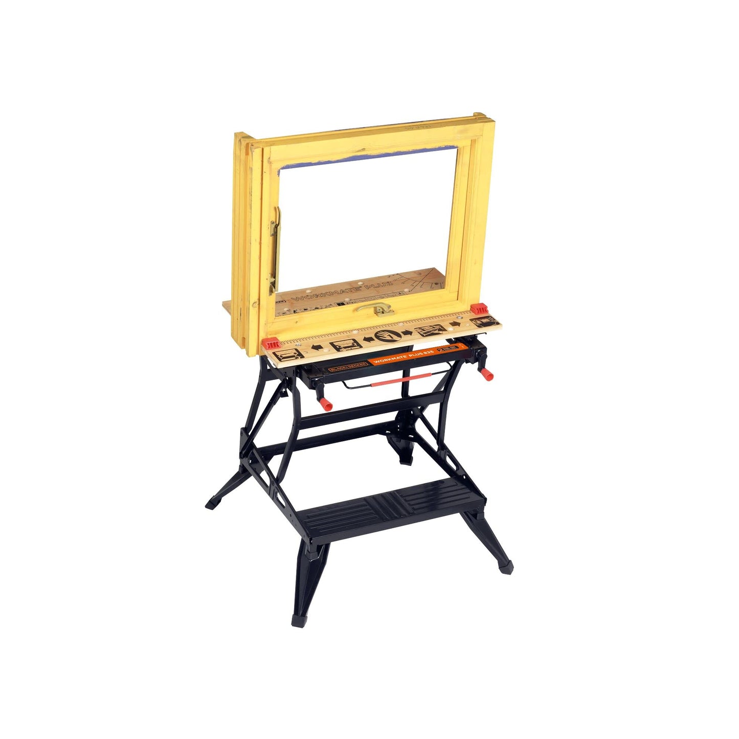 BLACK+DECKER Workmate Plus, Work Bench Tool Stand Saw Horse , Dual Height with Heavy Duty Steel Frame, WM825