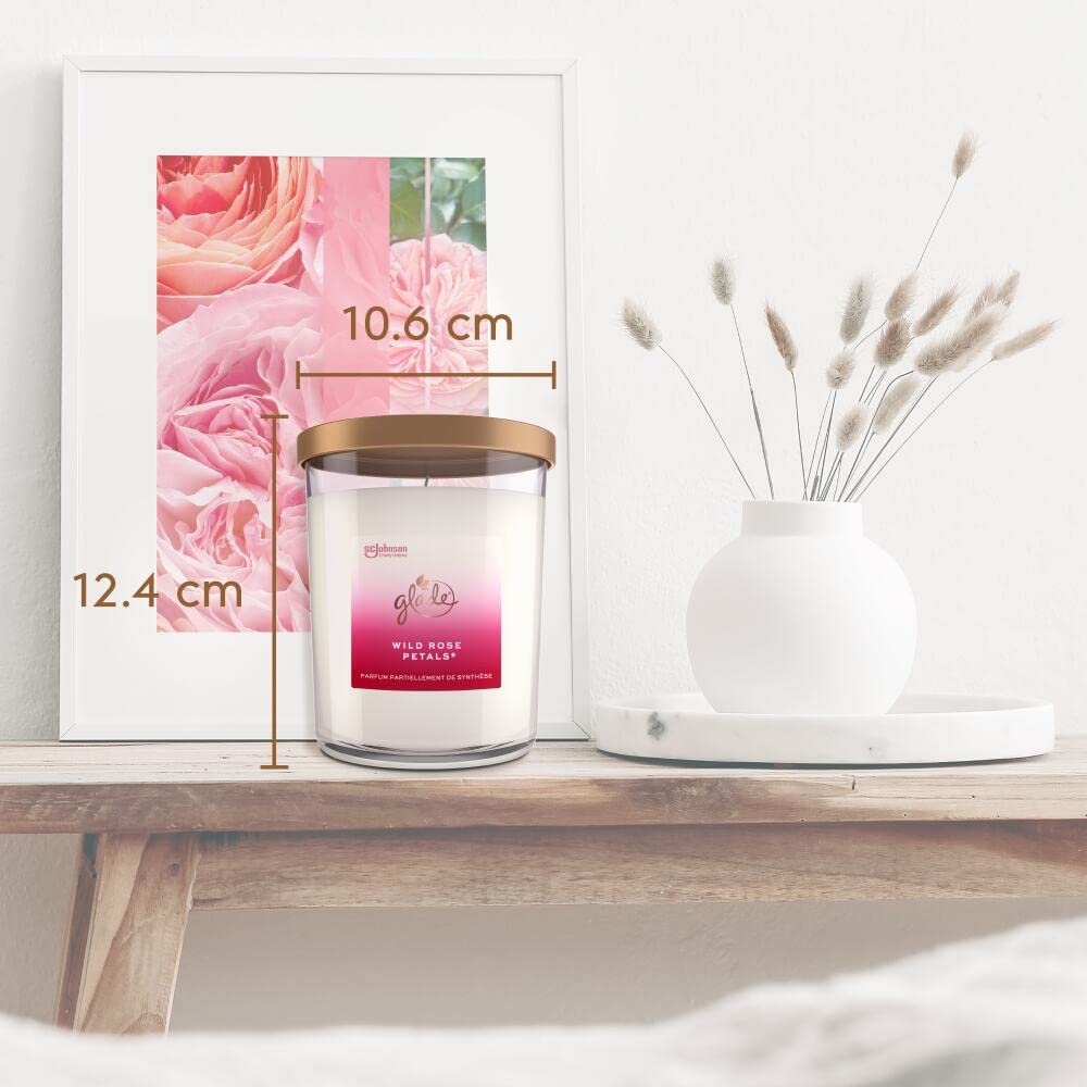 - Glade Extra Large Scented Candle | Home Décor Jar Candle Infused with Essential Oils -
