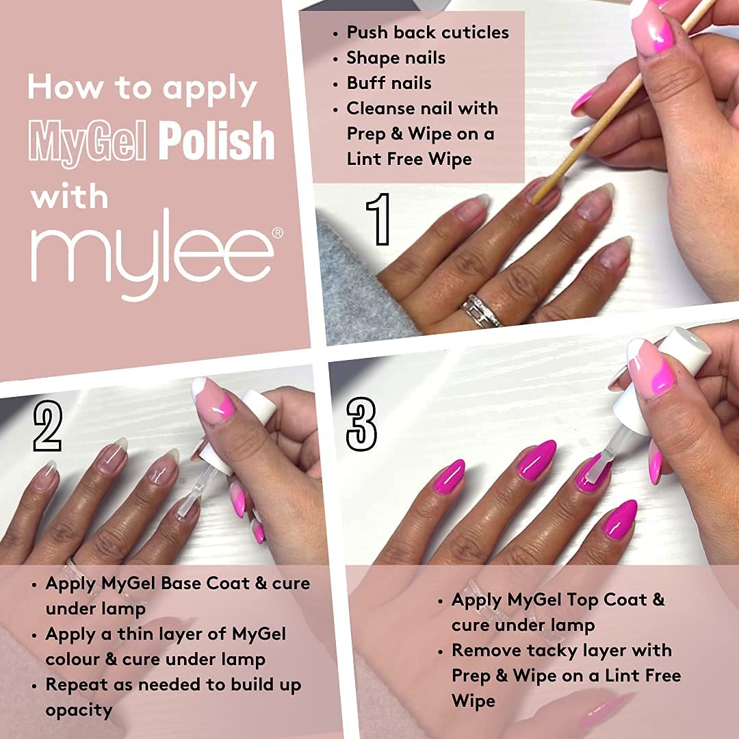 - Mylee Complete Professional Gel Nail Polish LED Lamp Kit -