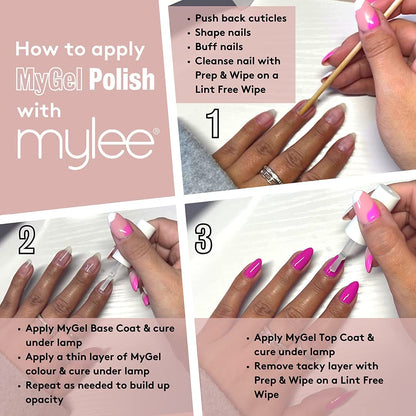 - Mylee Complete Professional Gel Nail Polish LED Lamp Kit -